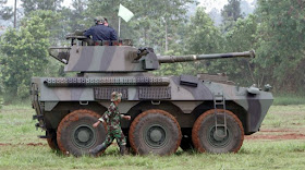 Pemerintah RI Pesan 50 Panser Canon "Badak" buatan Pindad