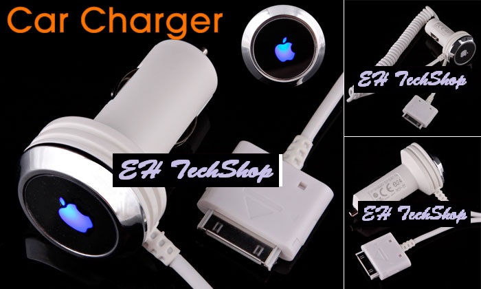 Charger Car Bling White
