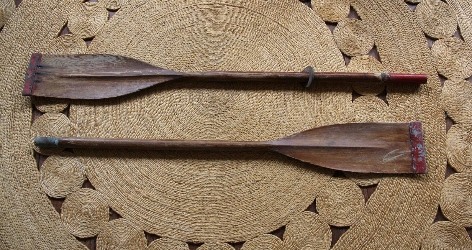 from France: the wooden boat oars pictured below and vintage wooden ...