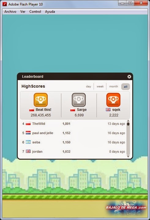 Descargar Flappy Bird Espaol PC 1 Link  Conocimiento Adictivo