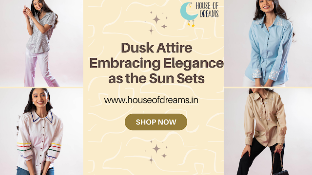 Dusk Attire Embracing Elegance as the Sun Sets