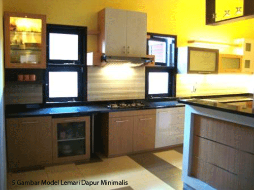 5 Gambar Model  Lemari  Dapur  Minimalis 