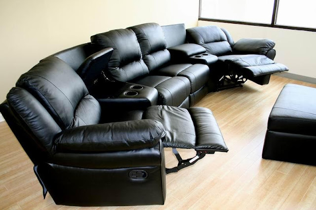 Faux Leather Home Theater Seats