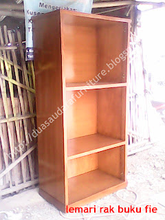  JATI FURNITURE MURAH lemari file rak buku sudut 