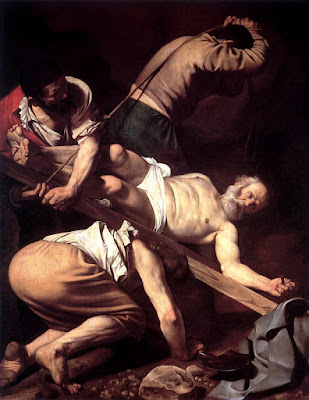 Caravaggio, Crucifixión de San Pedro 