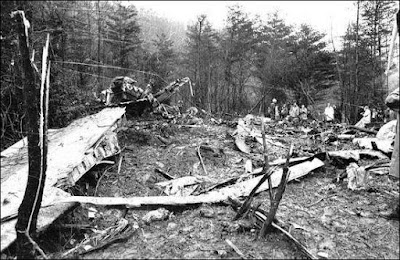Lynyrd Skynyrd plane crash, October 20, 1977