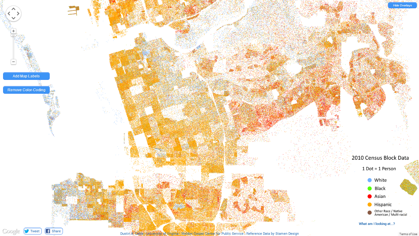 Genea-Musings: The Interactive Racial Dot Map of the ...