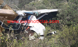 Cae avioneta en Acultzingo Veracruz