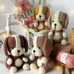 Cachorritos amigurumi