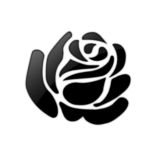 Rose Black and White Clip Art. Best Rose Black and White Clip Art