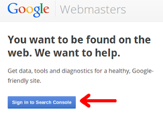 Halaman Depan Google Webmaster