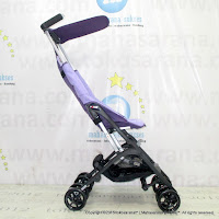 CocoLatte CL688 Pockit Lightweight Baby Stoller Purple