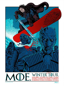 Justin Hampton MOE Winter Tour Poster