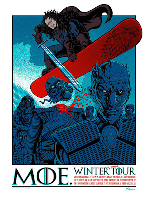 Justin Hampton MOE Winter Tour Poster