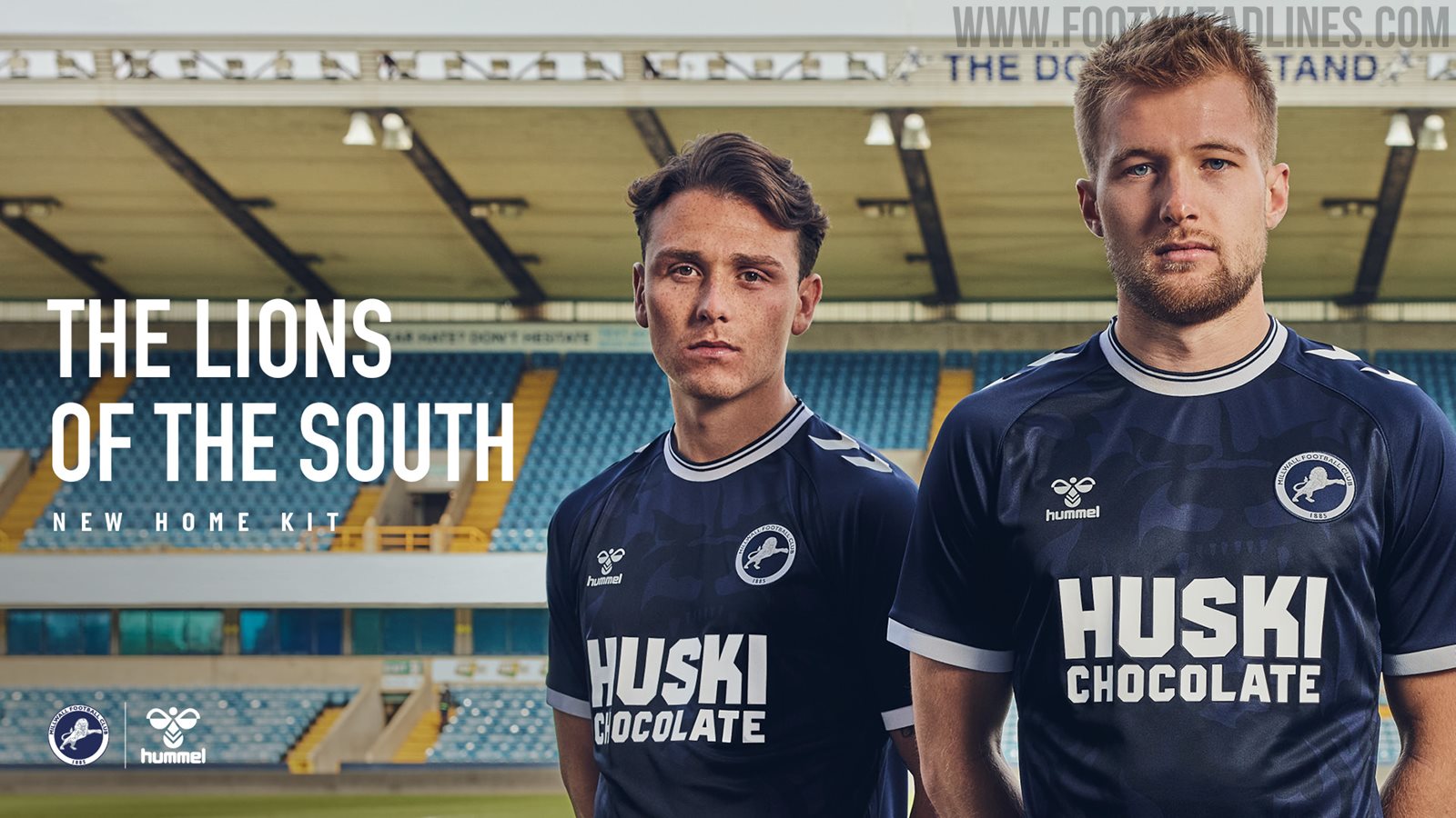 Blue & Gold in new Macron-made Millwall FC home kit!