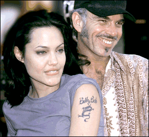 Angelina Jolie Tribal Dragon Tattoo Design