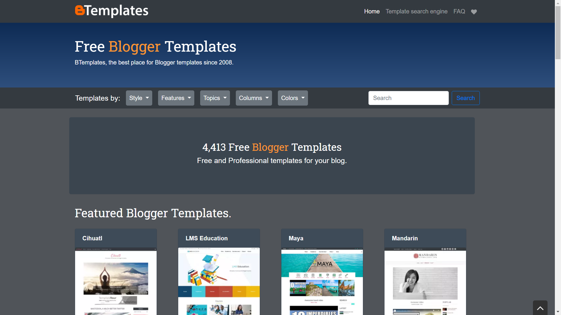 Top 10 FREE Blogger Templates for Beginners in 2022  -BTemplates