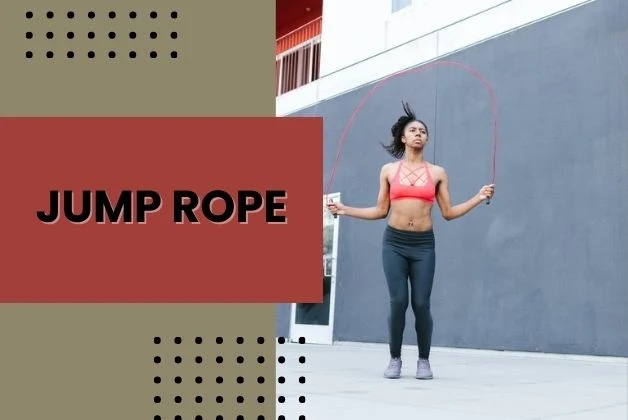 Best Cardiovascular Exercise to Lose Weight: Woman Jumping Rope
