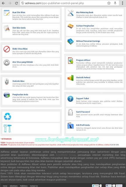 AdRewa, Solusi Alternatif Mendapatkan Uang dari Blog