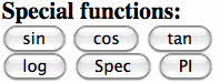 The SC's Special functions section