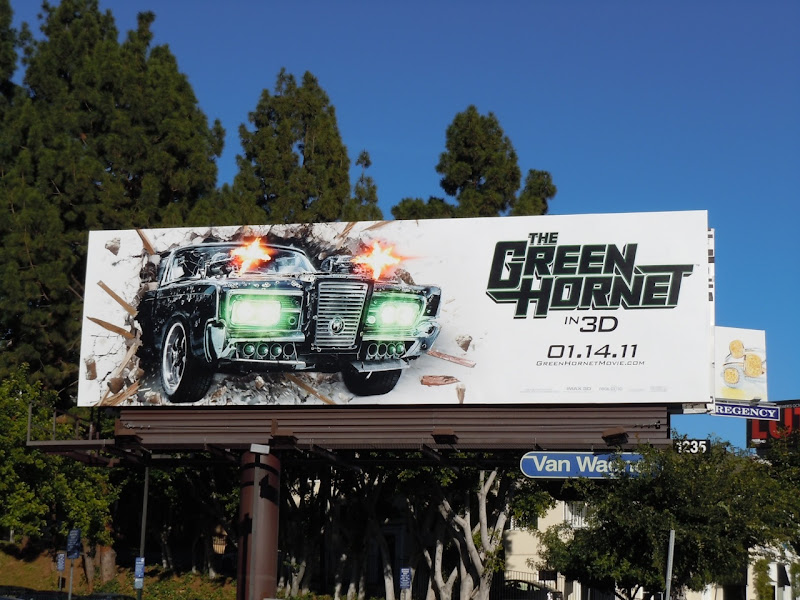 Green Hornet movie billboard