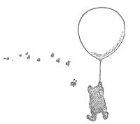 In which Pooh decides to imitate a cloud in order to trick the bees into not realizing that he is after their honey.