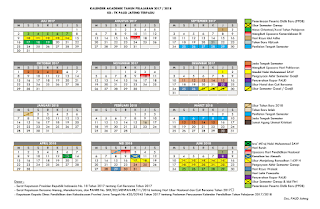 Kalender Pendidikan PAUD TK-KB 2017/2018  PKBM LAUTAN ILMU