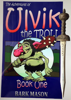 Portada del libro The Adventures of Ulvik the Troll, de Bark Mason