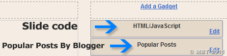Sliding Style Popular Posts Widget To Blogger