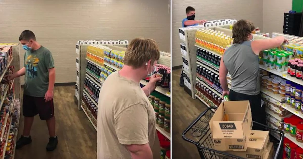Texas High School Opens Grocery Store For Struggling Families Accepting Good Deeds As A Form Of Payment