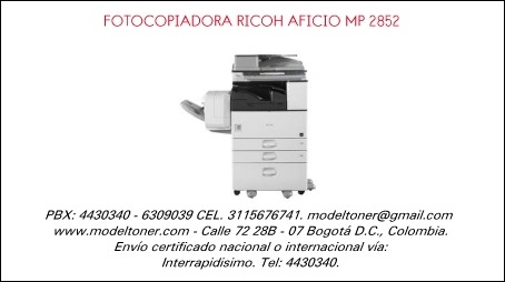 FOTOCOPIADORA RICOH AFICIO MP 2852