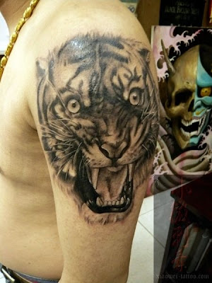 tiger tattoo design A cute