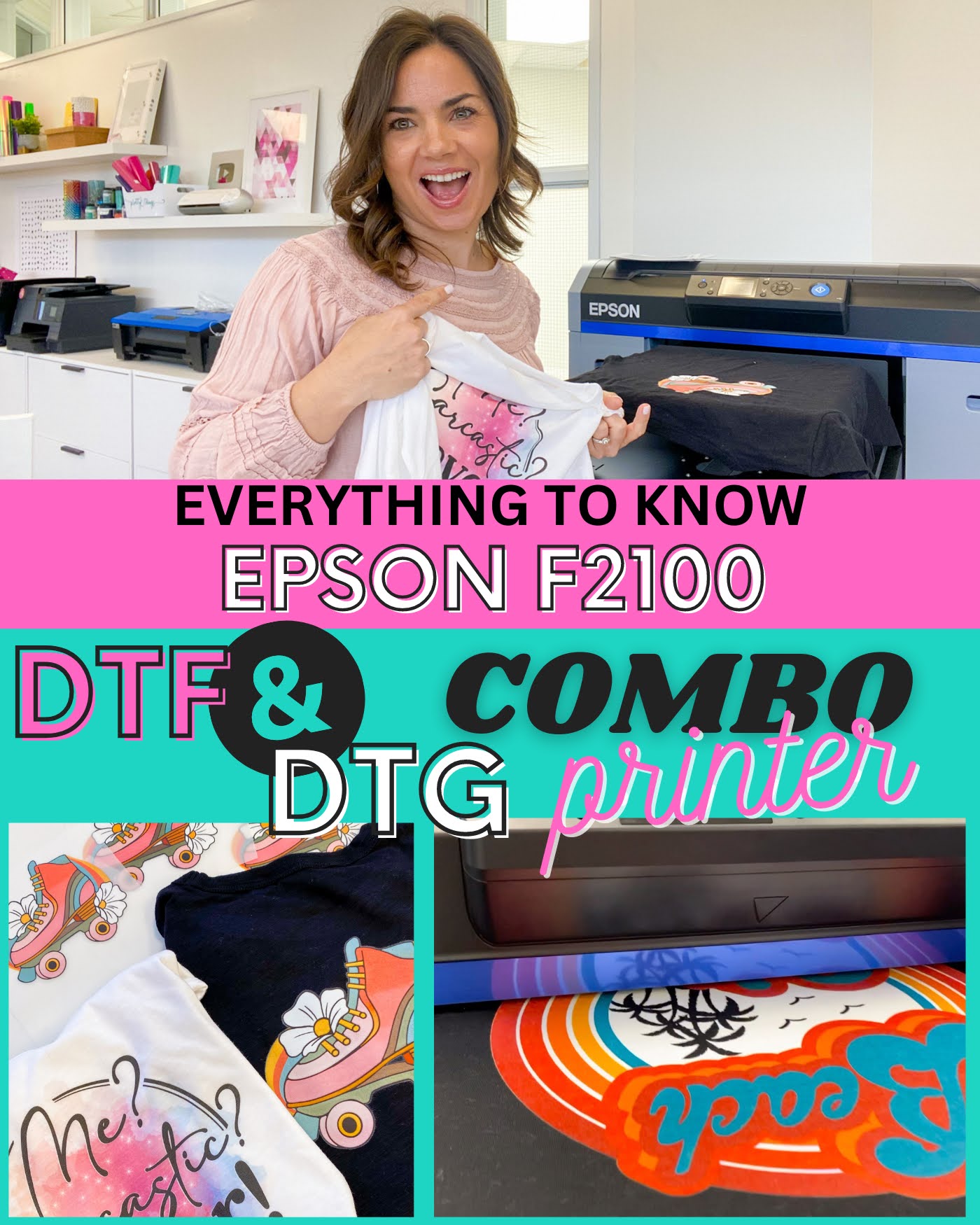 DTF and DTG Printer in Epson F2100 Everything You Need to Know Silhouette School