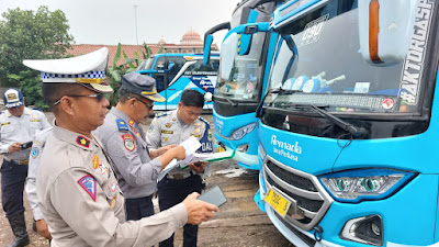 Antisipasi Kejadian di Subang, Ditlantas Polda Banten Laksanakan Pengawasan Bus Pariwisata di Wilayah Banten