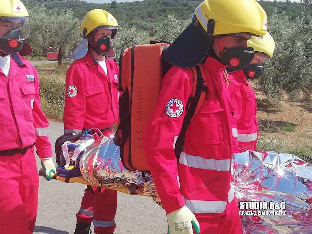 Άσκηση δασικής πυρκαγιάς μεγάλης κλίμακας στην Αργολίδα