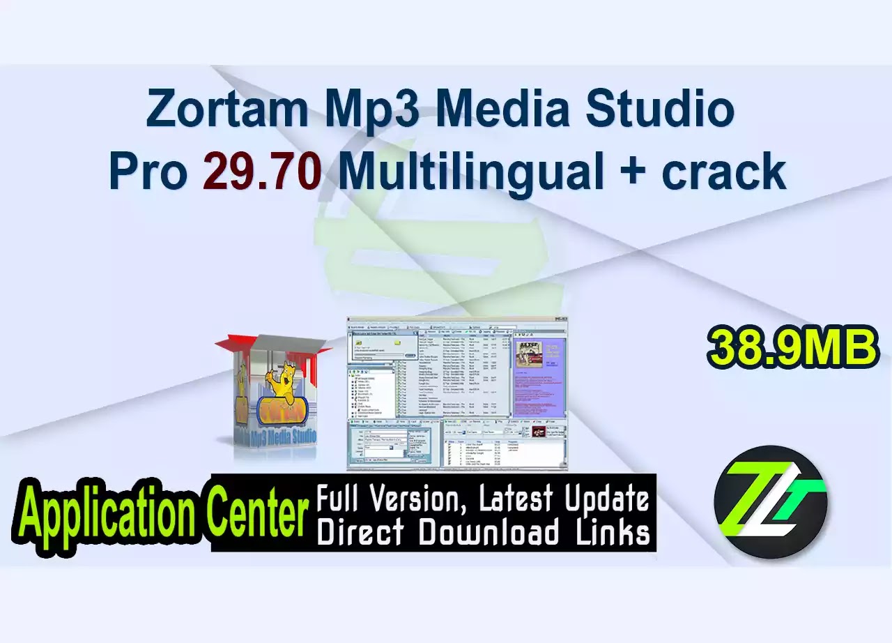 Zortam Mp3 Media Studio Pro 29.70 Multilingual + crack