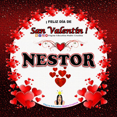 Feliz Día de San Valentín - Nombre Nestor