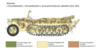 Italeri 1/35 Sd.Kfz. 10 DEMAG D7 with German Paratroops (6561) Colour Guide & Paint Conversion Chart