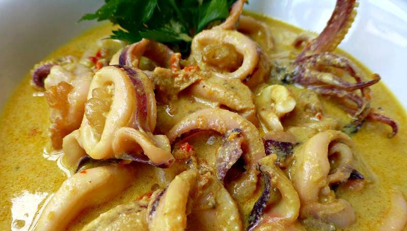 RESEPI SOTONG MASAK CILI PADI