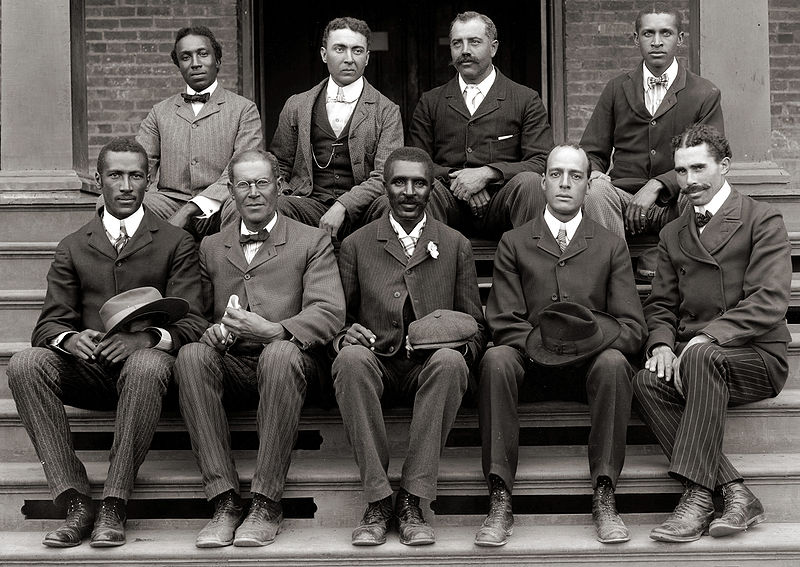 George Washington Carver (center, front row) poses with fellow