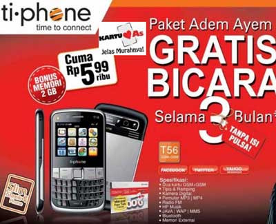 Ti-Phone T56 Harga dan Spesifikasi