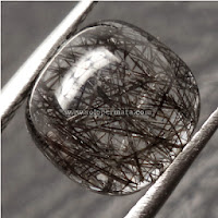 Batu Permata Black Rutile Quartz 