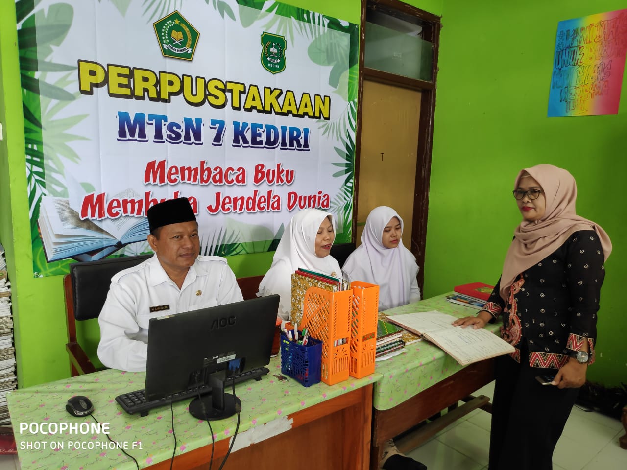  Perpus  Nuansa Alam Menjadi Nilai Tambah Teropong Madrasah