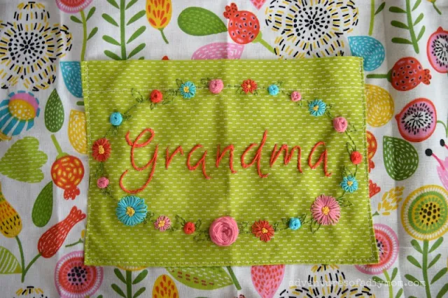 Mother's Day Embroidery Pattern