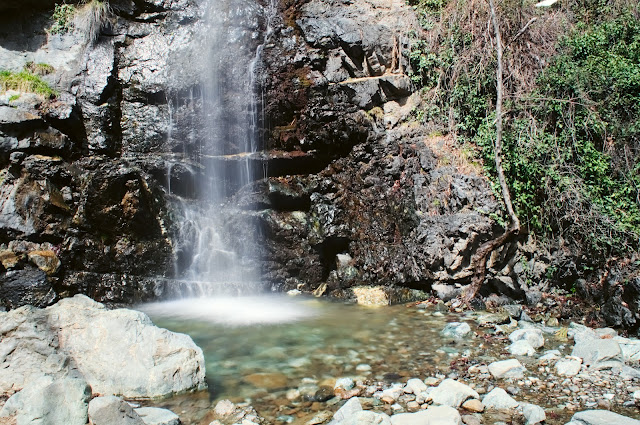 Caledonian waterfall in Cyprus.