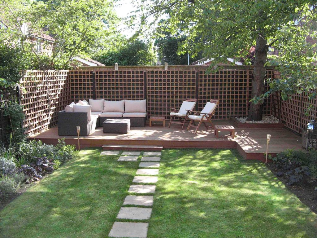 minimalist outdoor garden design idea