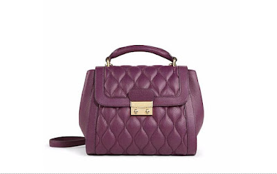 Vera bradley coupon code: Quilted Mini Stella Satchel in Aubergine