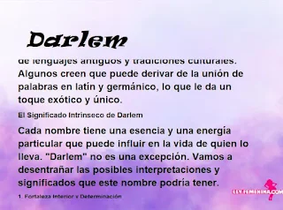 significado del nombre Darlem