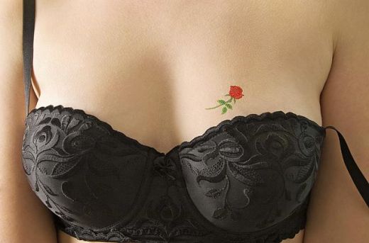 Rose Flower Women Lower Back