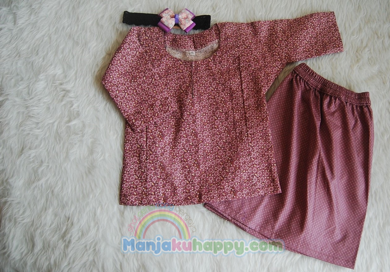 Manjakuhappy Sihat ceria riang bergaya Baju  Kurung  